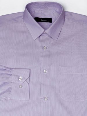 Рубашка Для Мальчика Светло-Фиолетовая