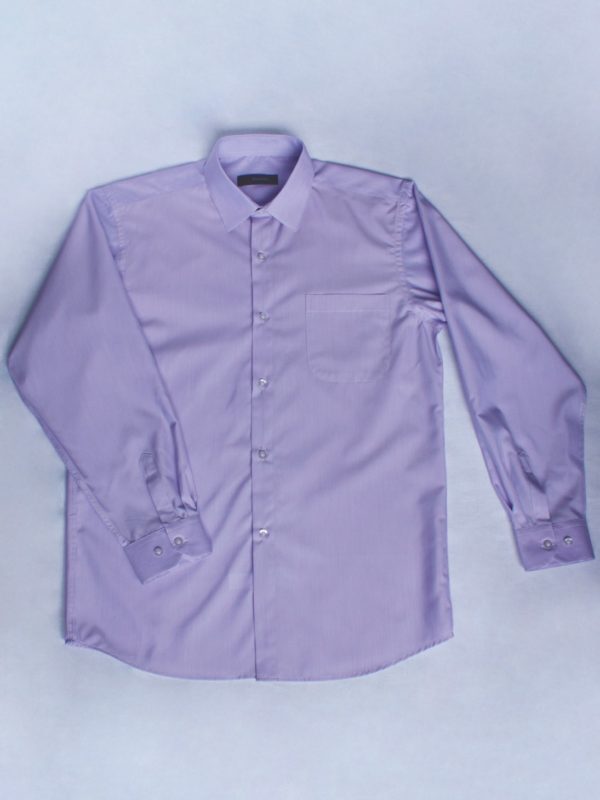 Рубашка Для Мальчика Светло-Фиолетовая вид