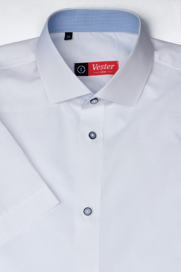 Белая легкая рубашка Vester 80216 S