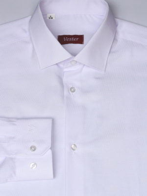 Белая подростковая рубашка Vester 68314 K