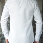 Белая рубашка с длинным рукавом Vester 68814 W сзади