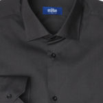 Приталенная черная рубашка Vester 68412 N