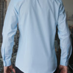 Рубашка в тонкую голубую полоску Vester 768814 W сзади