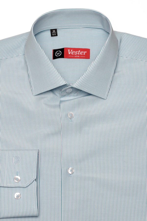Рубашка в мятную полоску Vester 68814 W