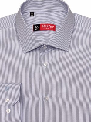 Рубашка в темно-синюю полоску Vester 68814 W