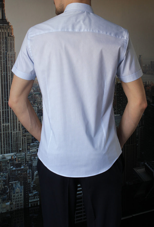 Рубашка с круглым узором Vester 95516 E сзади