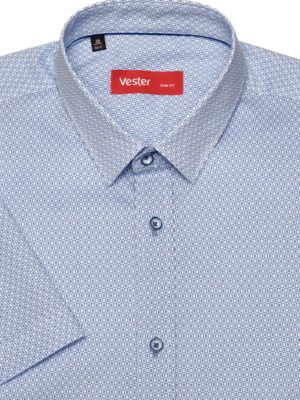 Рубашка с прямоугольным узором Vester 95516 E